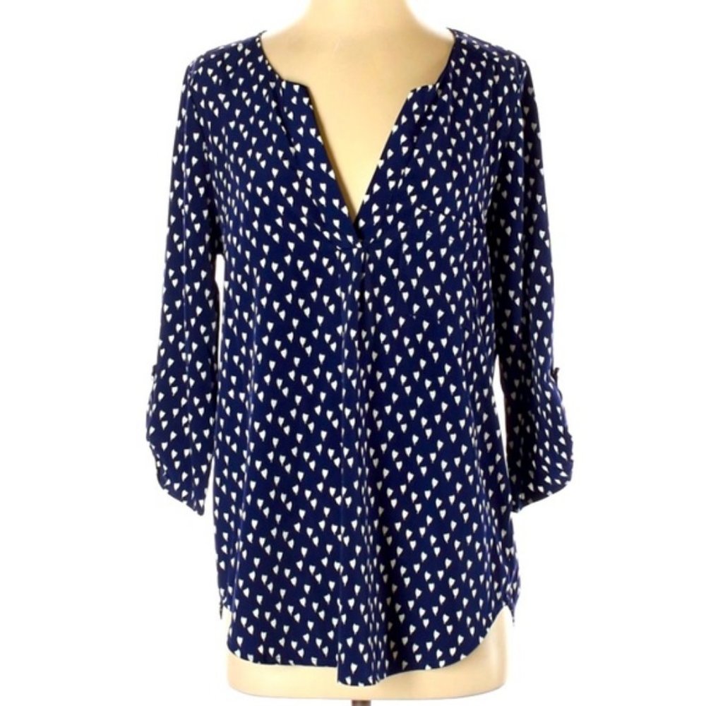 Pixley tulip floral print 3/4 sleeve blouse top